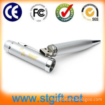 Free Samples Metal Pen USB, Laser Pen USB Disk 2GB/4GB~32GB USB Pen Drive